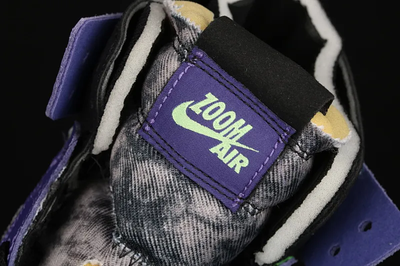All categories Air Jordan Jordan series basketball shoes Air Jordan 1 High Z version Air Jordan 1 Zoom Air CMFT "BayouBoys" AJ1 Joe 1 Zion black purple DC2133-500
